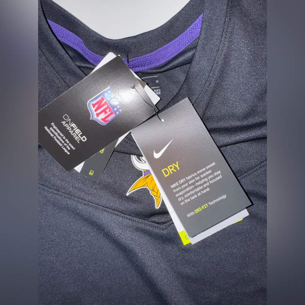 NFL Black and Purple Team Logo Jersey - Picture 13 of 14